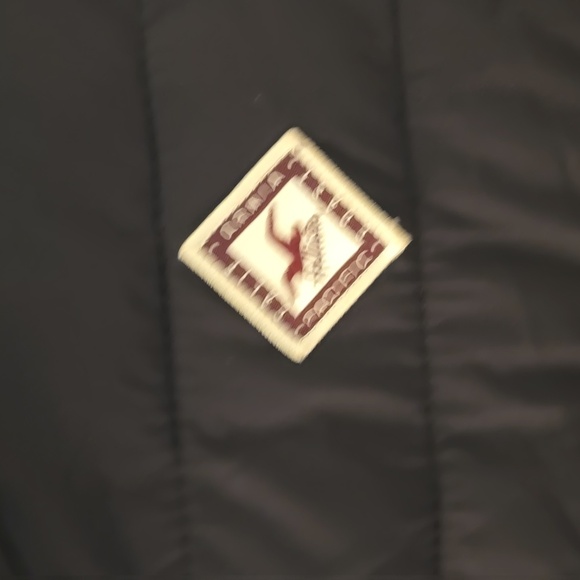 Women's Hollister Sherpa Lined Puffer Vest with Dark Gray Sweatshirt Hood (0912) - Picture 3 of 10